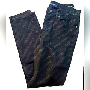 NWT Size 27 Black Calvin Klein Jeans